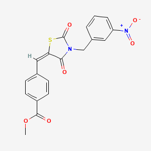 methyl 4-{[3-(3-nitrobenzyl)-2,4-dioxo-1,3-thiazolidin-5-ylidene]methyl}benzoate