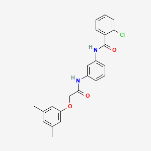 2-chloro-N-(3-{[(3,5-dimethylphenoxy)acetyl]amino}phenyl)benzamide