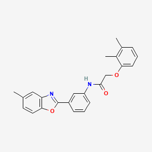 2-(2,3-dimethylphenoxy)-N-[3-(5-methyl-1,3-benzoxazol-2-yl)phenyl]acetamide