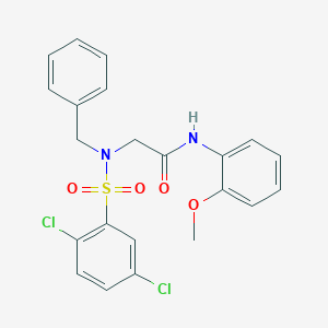 N~2~-benzyl-N~2~-[(2,5-dichlorophenyl)sulfonyl]-N~1~-(2-methoxyphenyl)glycinamide