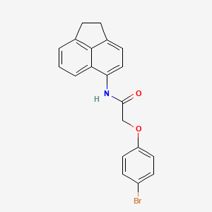 2-(4-bromophenoxy)-N-(1,2-dihydro-5-acenaphthylenyl)acetamide