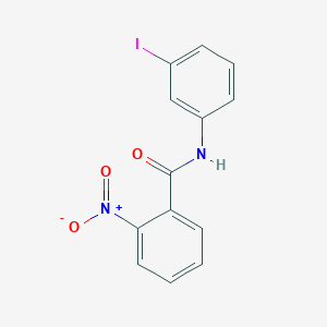 molecular formula C13H9IN2O3 B3671176 N-(3-iodophenyl)-2-nitrobenzamide 