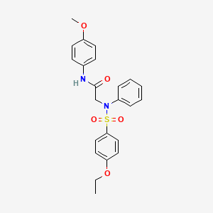 2-(N-(4-ethoxyphenyl)sulfonylanilino)-N-(4-methoxyphenyl)acetamide