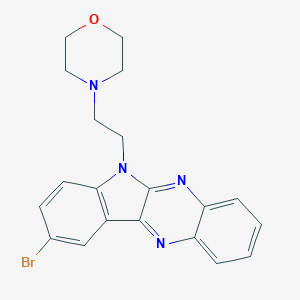 4-(2-(9-bromo-6H-indolo[2,3-b]quinoxalin-6-yl)ethyl)morpholine