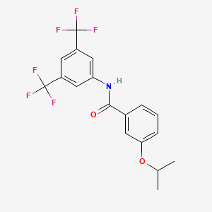 N-[3,5-bis(trifluoromethyl)phenyl]-3-isopropoxybenzamide