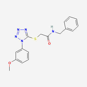 N-benzyl-2-{[1-(3-methoxyphenyl)-1H-tetrazol-5-yl]thio}acetamide