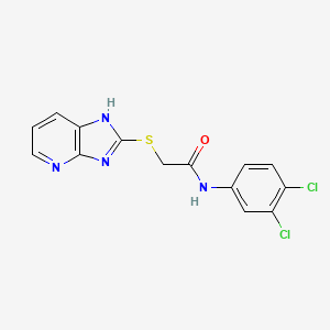 N-(3,4-dichlorophenyl)-2-(3H-imidazo[4,5-b]pyridin-2-ylthio)acetamide