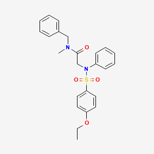 N~1~-benzyl-N~2~-[(4-ethoxyphenyl)sulfonyl]-N~1~-methyl-N~2~-phenylglycinamide