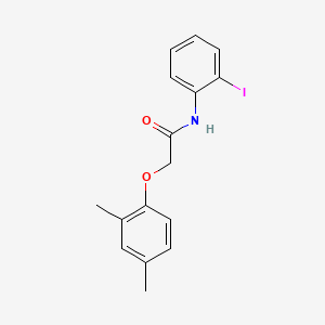 2-(2,4-dimethylphenoxy)-N-(2-iodophenyl)acetamide