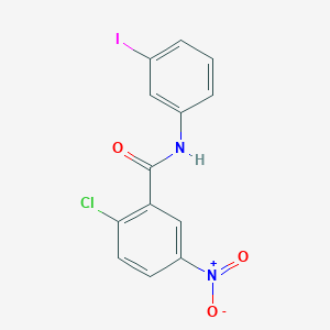 2-chloro-N-(3-iodophenyl)-5-nitrobenzamide