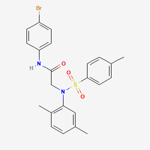 N~1~-(4-bromophenyl)-N~2~-(2,5-dimethylphenyl)-N~2~-[(4-methylphenyl)sulfonyl]glycinamide