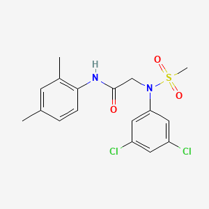 N~2~-(3,5-dichlorophenyl)-N~1~-(2,4-dimethylphenyl)-N~2~-(methylsulfonyl)glycinamide