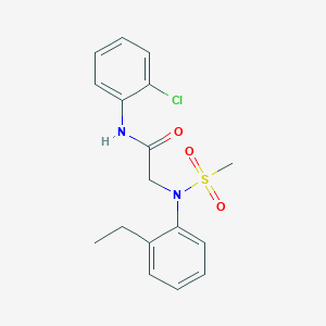 N~1~-(2-chlorophenyl)-N~2~-(2-ethylphenyl)-N~2~-(methylsulfonyl)glycinamide