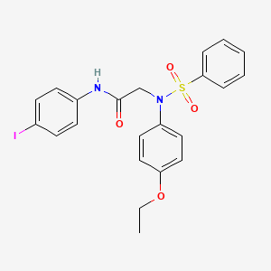 N~2~-(4-ethoxyphenyl)-N~1~-(4-iodophenyl)-N~2~-(phenylsulfonyl)glycinamide