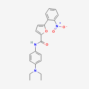 N-[4-(diethylamino)phenyl]-5-(2-nitrophenyl)-2-furamide