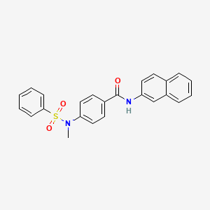 4-[methyl(phenylsulfonyl)amino]-N-2-naphthylbenzamide