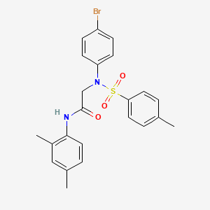 N~2~-(4-bromophenyl)-N~1~-(2,4-dimethylphenyl)-N~2~-[(4-methylphenyl)sulfonyl]glycinamide