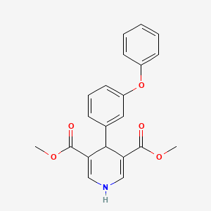 dimethyl 4-(3-phenoxyphenyl)-1,4-dihydro-3,5-pyridinedicarboxylate