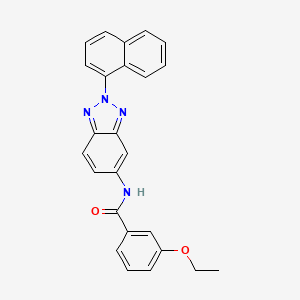 3-ethoxy-N-[2-(1-naphthyl)-2H-1,2,3-benzotriazol-5-yl]benzamide