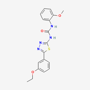 N-[5-(3-ethoxyphenyl)-1,3,4-thiadiazol-2-yl]-N'-(2-methoxyphenyl)urea