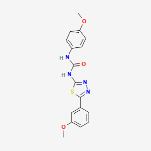 1-(4-Methoxyphenyl)-3-[5-(3-methoxyphenyl)-1,3,4-thiadiazol-2-yl]urea