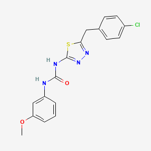 1-[5-(4-Chlorobenzyl)-1,3,4-thiadiazol-2-yl]-3-(3-methoxyphenyl)urea