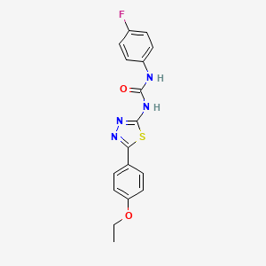 N-[5-(4-ethoxyphenyl)-1,3,4-thiadiazol-2-yl]-N'-(4-fluorophenyl)urea