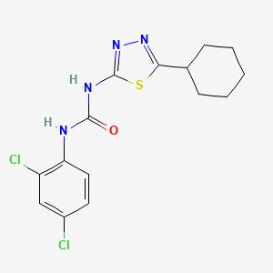 1-(5-Cyclohexyl-1,3,4-thiadiazol-2-yl)-3-(2,4-dichlorophenyl)urea