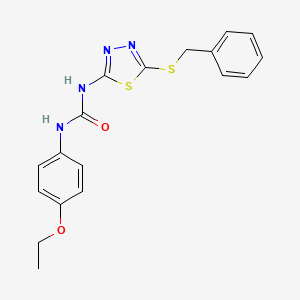 N-[5-(benzylthio)-1,3,4-thiadiazol-2-yl]-N'-(4-ethoxyphenyl)urea