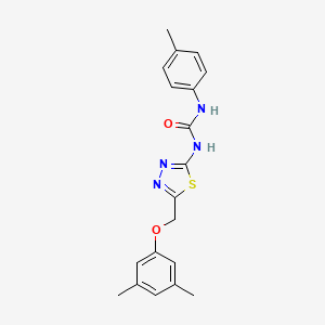 N-{5-[(3,5-dimethylphenoxy)methyl]-1,3,4-thiadiazol-2-yl}-N'-(4-methylphenyl)urea