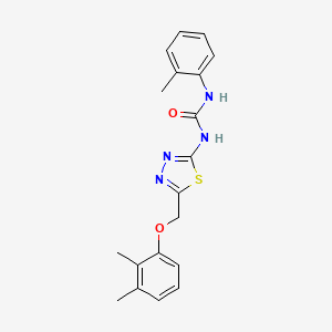 N-{5-[(2,3-dimethylphenoxy)methyl]-1,3,4-thiadiazol-2-yl}-N'-(2-methylphenyl)urea