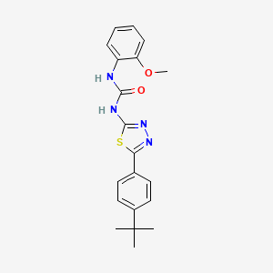 N-[5-(4-tert-butylphenyl)-1,3,4-thiadiazol-2-yl]-N'-(2-methoxyphenyl)urea