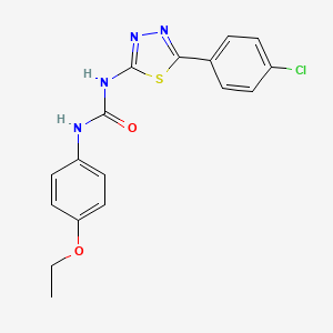 N-[5-(4-chlorophenyl)-1,3,4-thiadiazol-2-yl]-N'-(4-ethoxyphenyl)urea