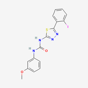 N-[5-(2-iodophenyl)-1,3,4-thiadiazol-2-yl]-N'-(3-methoxyphenyl)urea