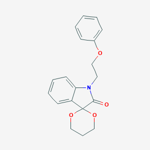 1'-(2-Phenoxyethyl)-1',2'-dihydrospiro([1,3]dioxane-2,3'-indole)-2'-one