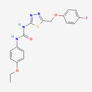 N-(4-ethoxyphenyl)-N'-{5-[(4-fluorophenoxy)methyl]-1,3,4-thiadiazol-2-yl}urea