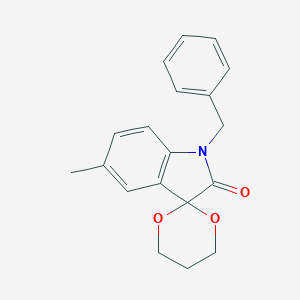 1'-Benzyl-5'-methylspiro[1,3-dioxane-2,3'-indole]-2'-one