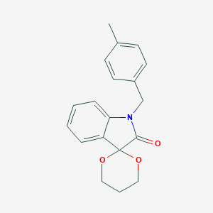 1'-(4-methylbenzyl)spiro[1,3-dioxane-2,3'-indol]-2'(1'H)-one