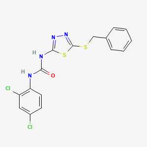 N-[5-(benzylthio)-1,3,4-thiadiazol-2-yl]-N'-(2,4-dichlorophenyl)urea