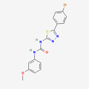 1-[5-(4-Bromophenyl)-1,3,4-thiadiazol-2-yl]-3-(3-methoxyphenyl)urea