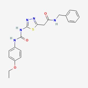 N-benzyl-2-[5-({[(4-ethoxyphenyl)amino]carbonyl}amino)-1,3,4-thiadiazol-2-yl]acetamide