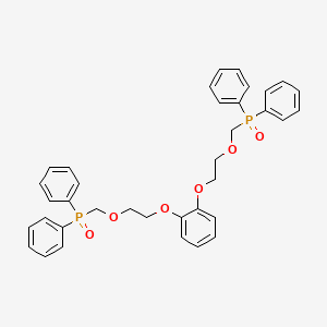 molecular formula C36H36O6P2 B3672663 [1,2-phenylenebis(oxy-2,1-ethanediyloxymethylene)]bis(diphenylphosphine) dioxide 