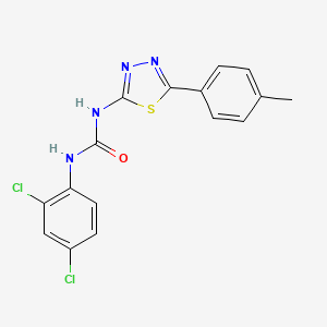 N-(2,4-dichlorophenyl)-N'-[5-(4-methylphenyl)-1,3,4-thiadiazol-2-yl]urea