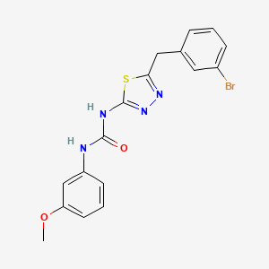 1-[5-(3-Bromobenzyl)-1,3,4-thiadiazol-2-yl]-3-(3-methoxyphenyl)urea