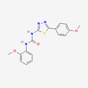 N-(2-methoxyphenyl)-N'-[5-(4-methoxyphenyl)-1,3,4-thiadiazol-2-yl]urea