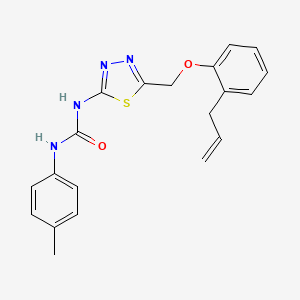 N-{5-[(2-allylphenoxy)methyl]-1,3,4-thiadiazol-2-yl}-N'-(4-methylphenyl)urea