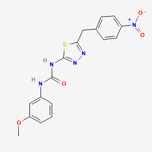 N-(3-methoxyphenyl)-N'-[5-(4-nitrobenzyl)-1,3,4-thiadiazol-2-yl]urea