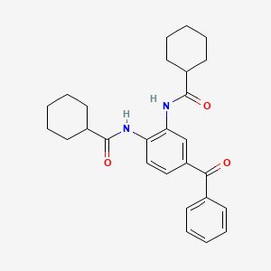 N,N'-(4-benzoyl-1,2-phenylene)dicyclohexanecarboxamide