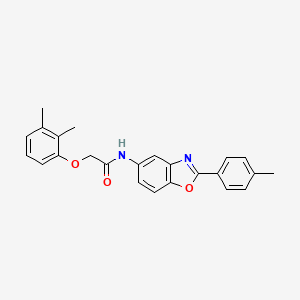 2-(2,3-dimethylphenoxy)-N-[2-(4-methylphenyl)-1,3-benzoxazol-5-yl]acetamide