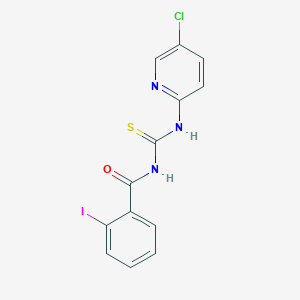 N-{[(5-chloro-2-pyridinyl)amino]carbonothioyl}-2-iodobenzamide